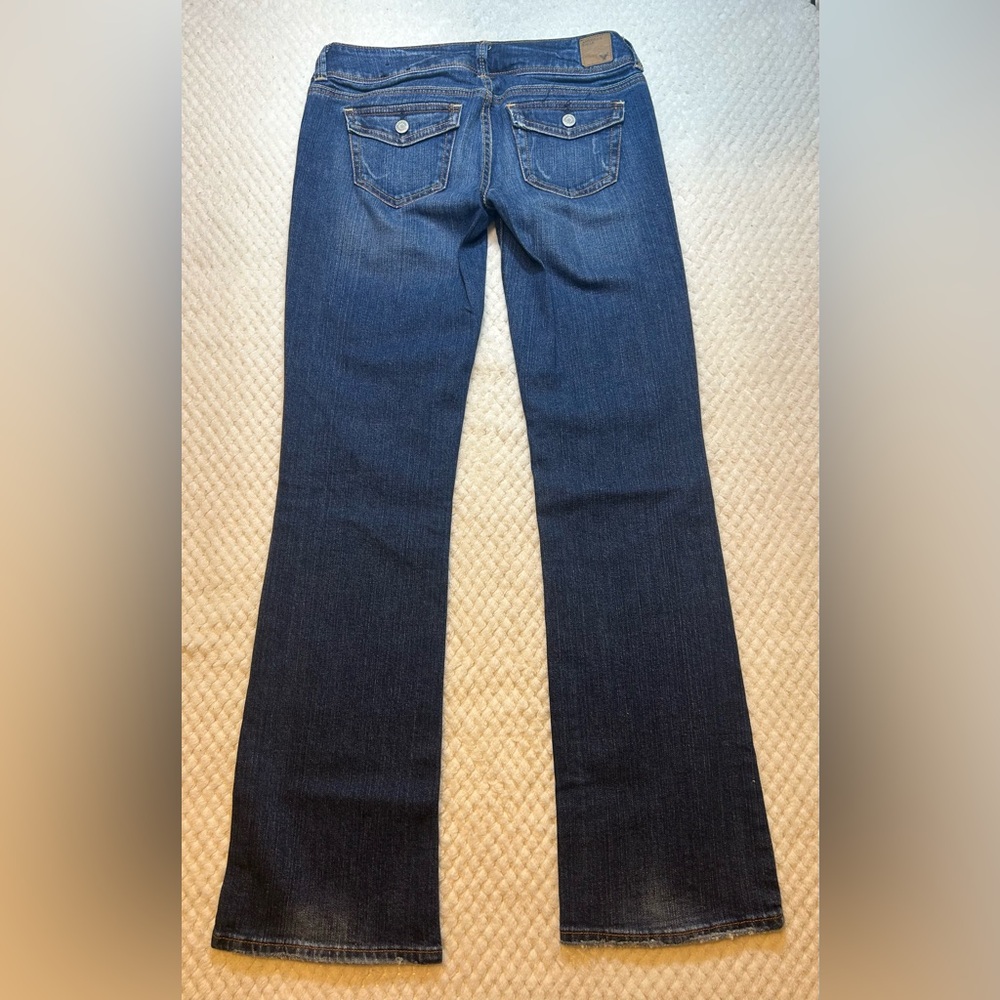 Women's American Eagle low rise slim bootcut jeans - Picture 2 of 7